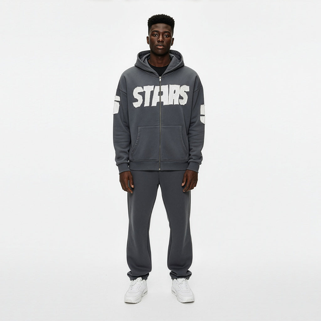 "CHASE THE STARS" ZIPPER